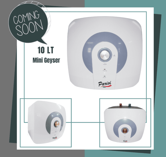 Parisi Mini Geyser Instant Hot Water In A SpaceSaving Design